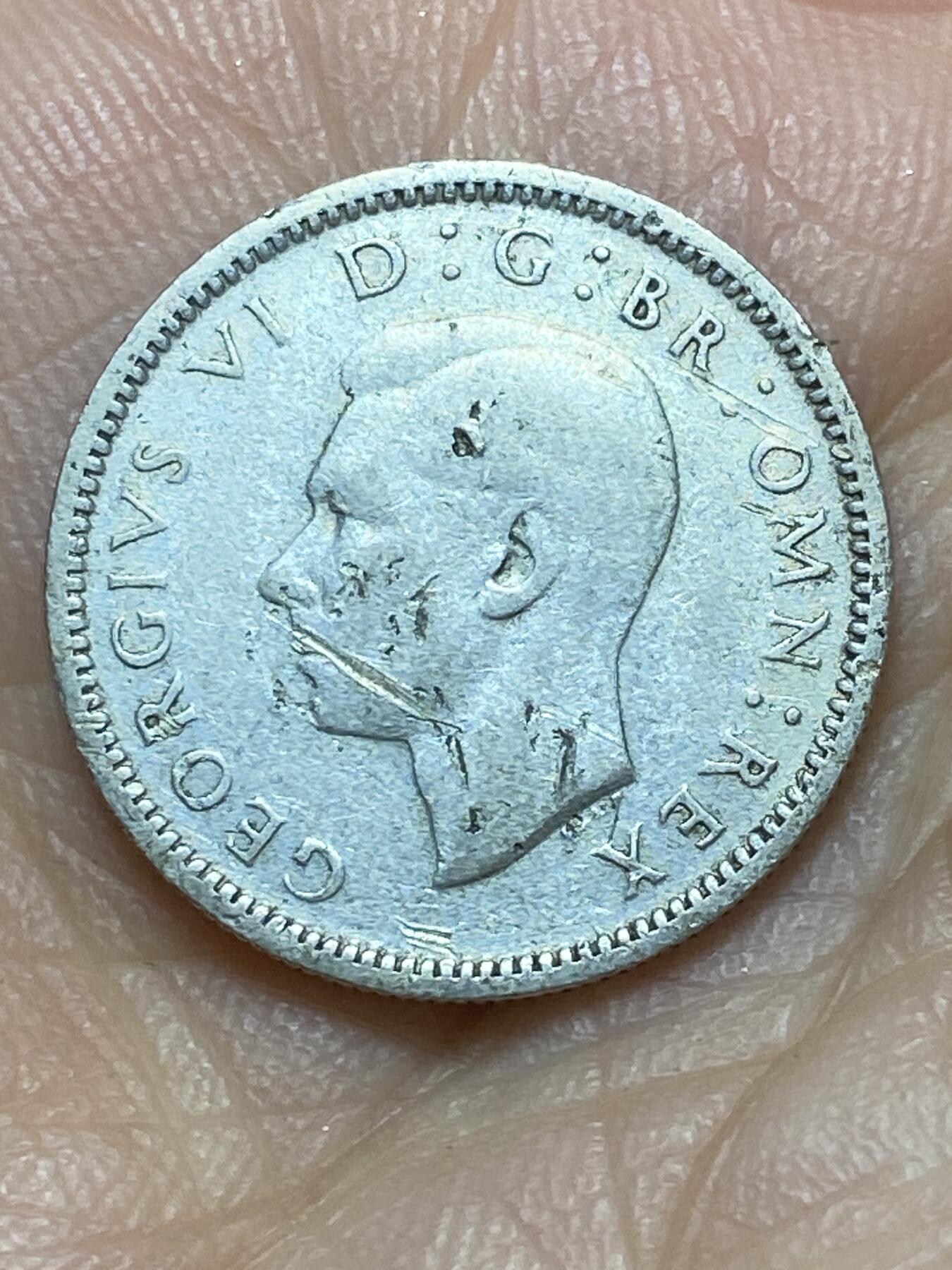 2026年第七场(总第一百七十六场）外国好品散币场(免佣金) 英国🇬🇧1946年6便士银币(乔治六世第一版关门年，500银)