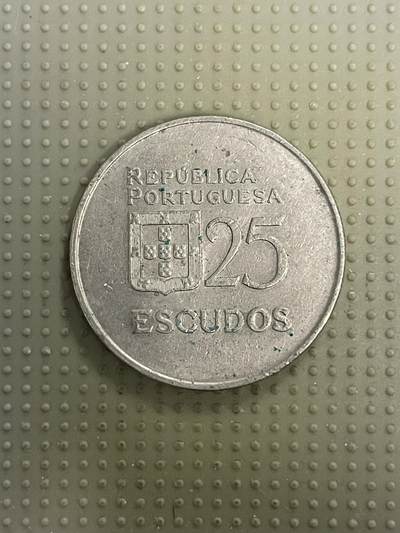 2026年第8场各国散币拍卖（总第158场） - 葡萄牙1980年25埃斯库多