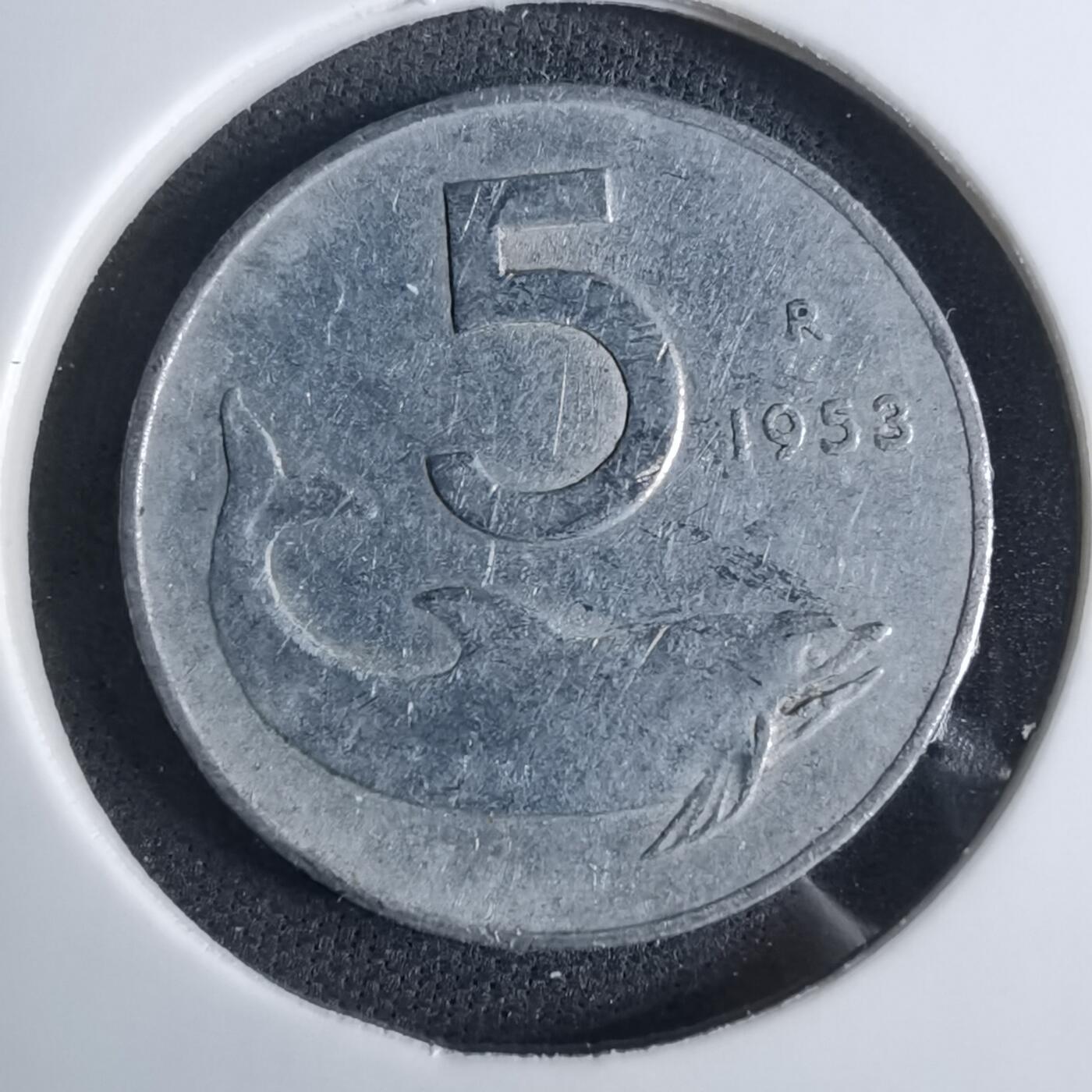 沼泽如烟--第959场 本期开始不支持出价小数点，感谢理解 意大利1953年5里拉