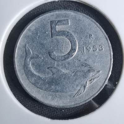 沼泽如烟--第959场 本期开始不支持出价小数点，感谢理解 - 意大利1953年5里拉