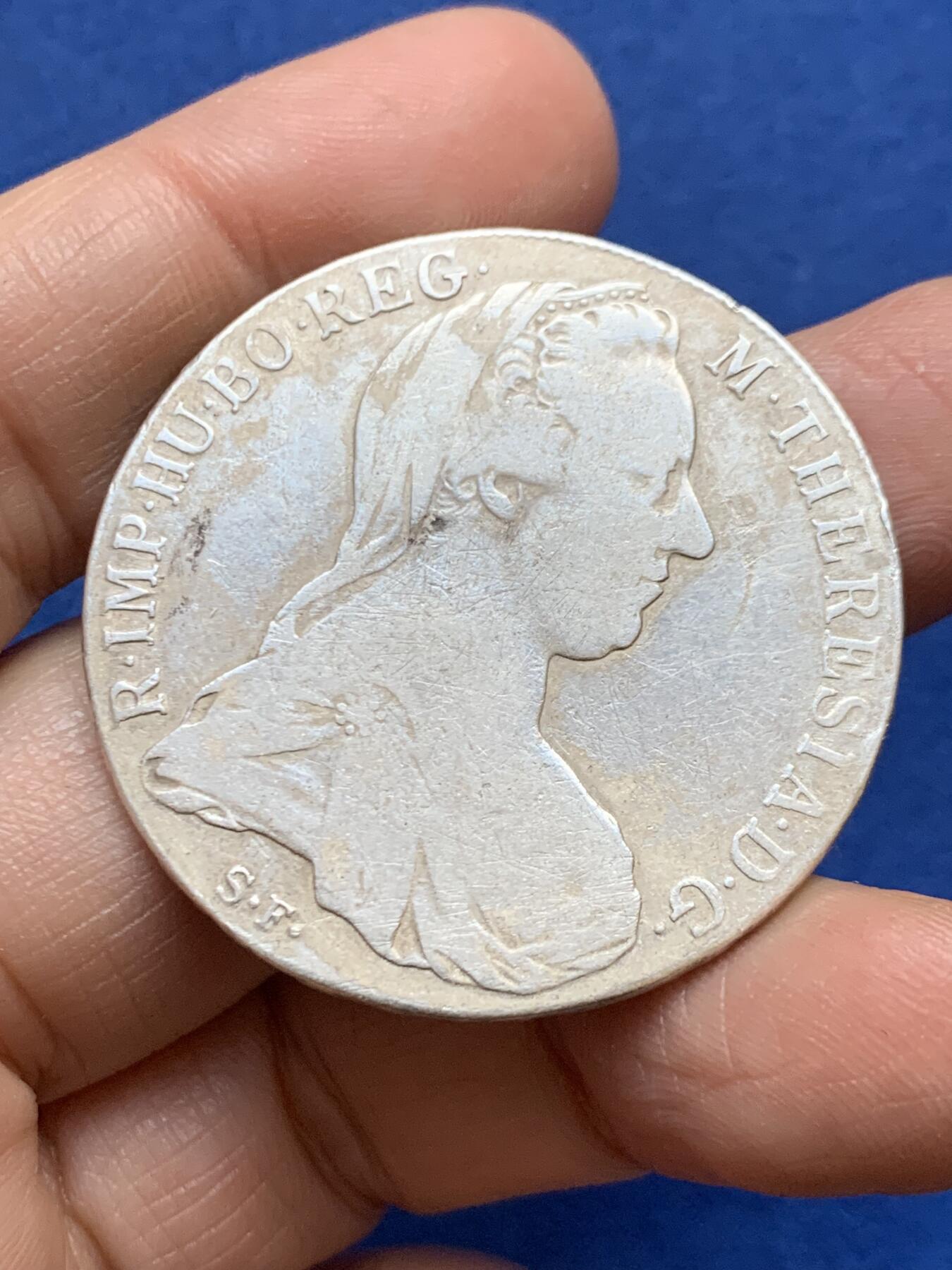 《竞宝斋》第457场 周日，周一，周二   3场连拍 （全场包邮）欢迎送拍 1780后铸大奶妈泰勒银币 通货 27.4克