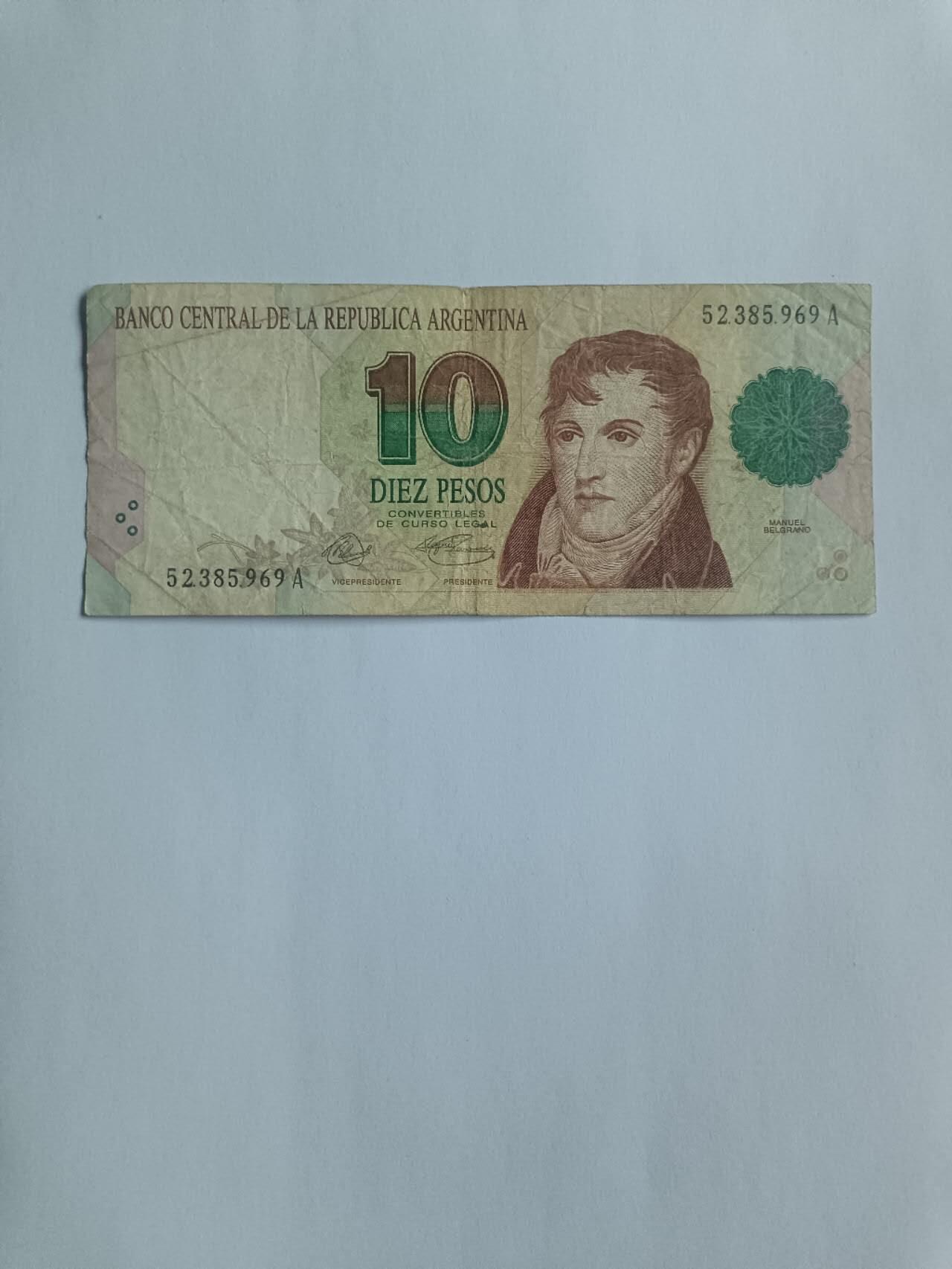 【20260116】非全新纸币和硬币第326场 阿根廷早期10比索，少见