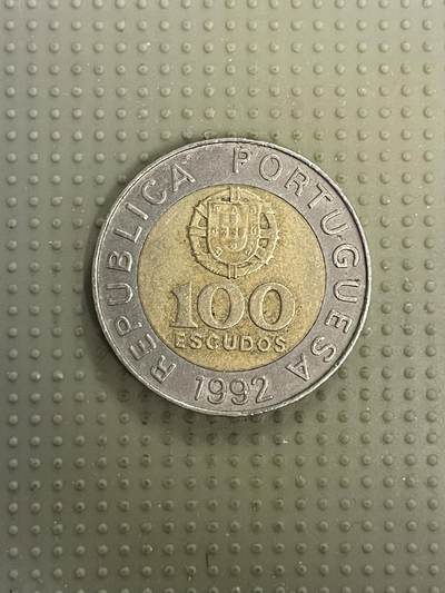 2026年第8场各国散币拍卖（总第158场） - 葡萄牙1992年100埃斯库多