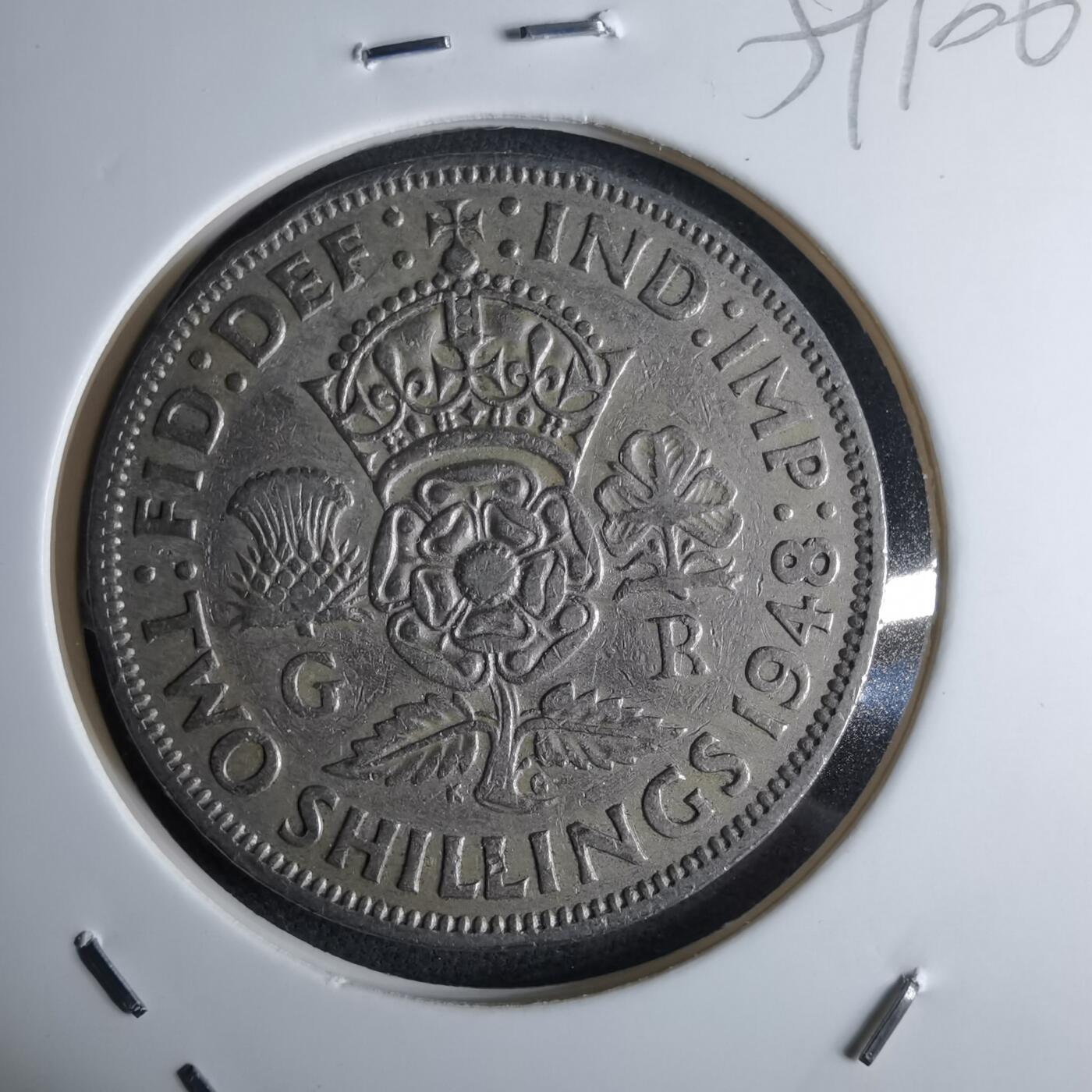 沼泽如烟--第959场 本期开始不支持出价小数点，感谢理解 英国1948年2先令