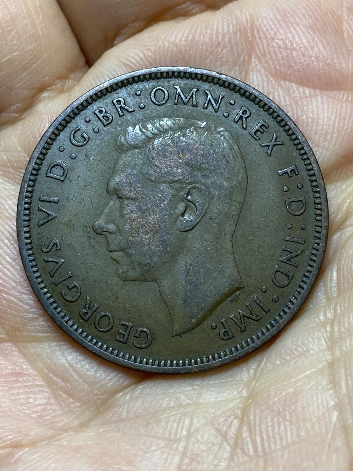 2026年第六场(总第一百七十五场）外国好品散币场(免佣金) 英国🇬🇧1939年1便士(乔治六世第一版)