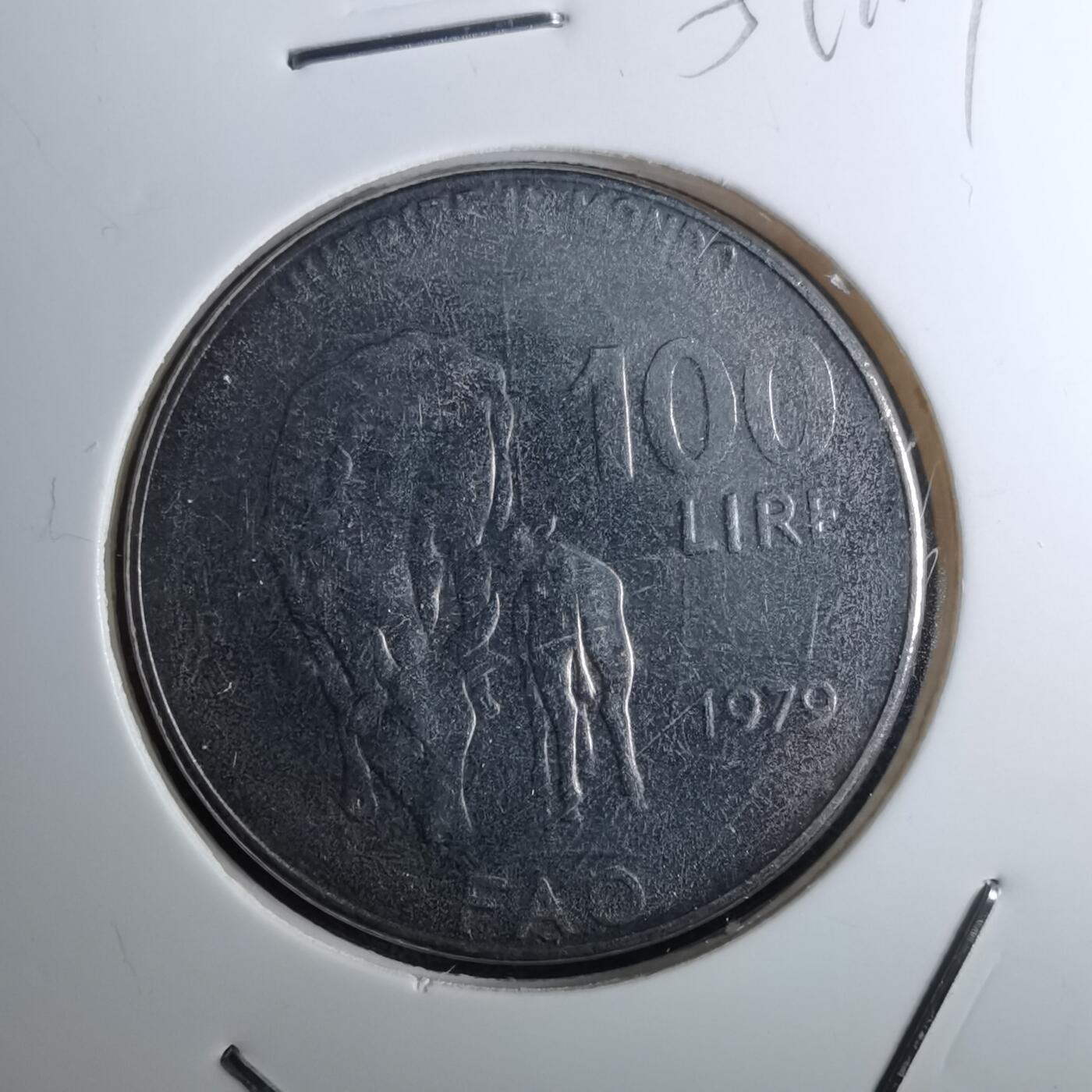 沼泽如烟--第959场 本期开始不支持出价小数点，感谢理解 意大利1979年100里拉