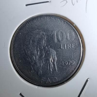 沼泽如烟--第959场 本期开始不支持出价小数点，感谢理解 - 意大利1979年100里拉