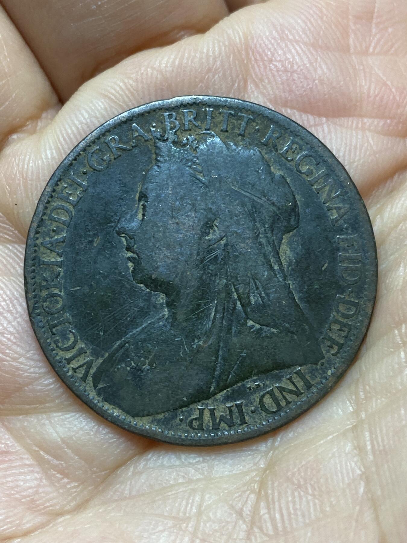 2026年第六场(总第一百七十五场）外国好品散币场(免佣金) 英国🇬🇧1898年1便士(维多利亚女王老年披纱)