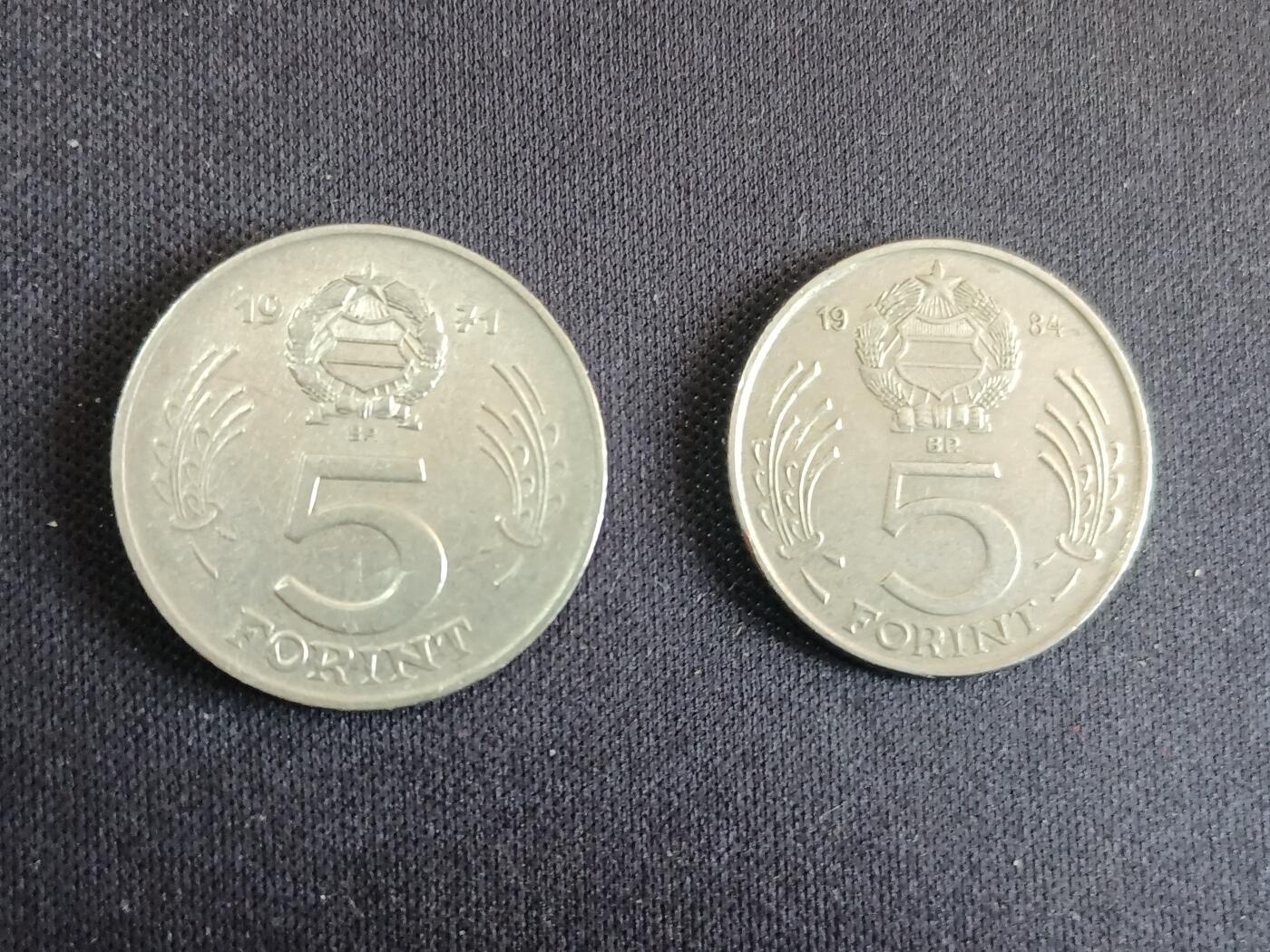 【游宝拍卖】乙巳蛇年第107期 周四集拍 匈牙利 5福林 大版+小版