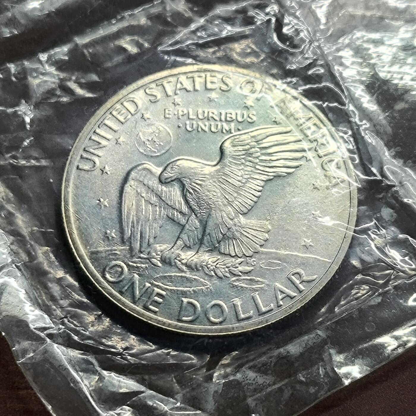 【日月同辉 第2场】世界钱币 银币 1971年美国1美元银币