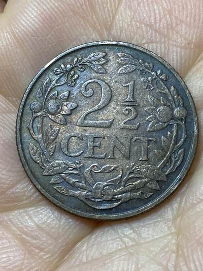 2026年第六场(总第一百七十五场）外国好品散币场(免佣金) - 荷兰🇳🇱1914年2.5分(威廉明娜女王第三版，Seahorse –海马标)