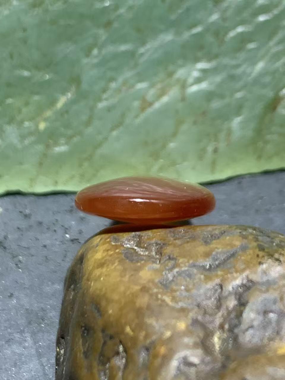 精美高玉化千层纹巴西玛瑙吊坠一个，