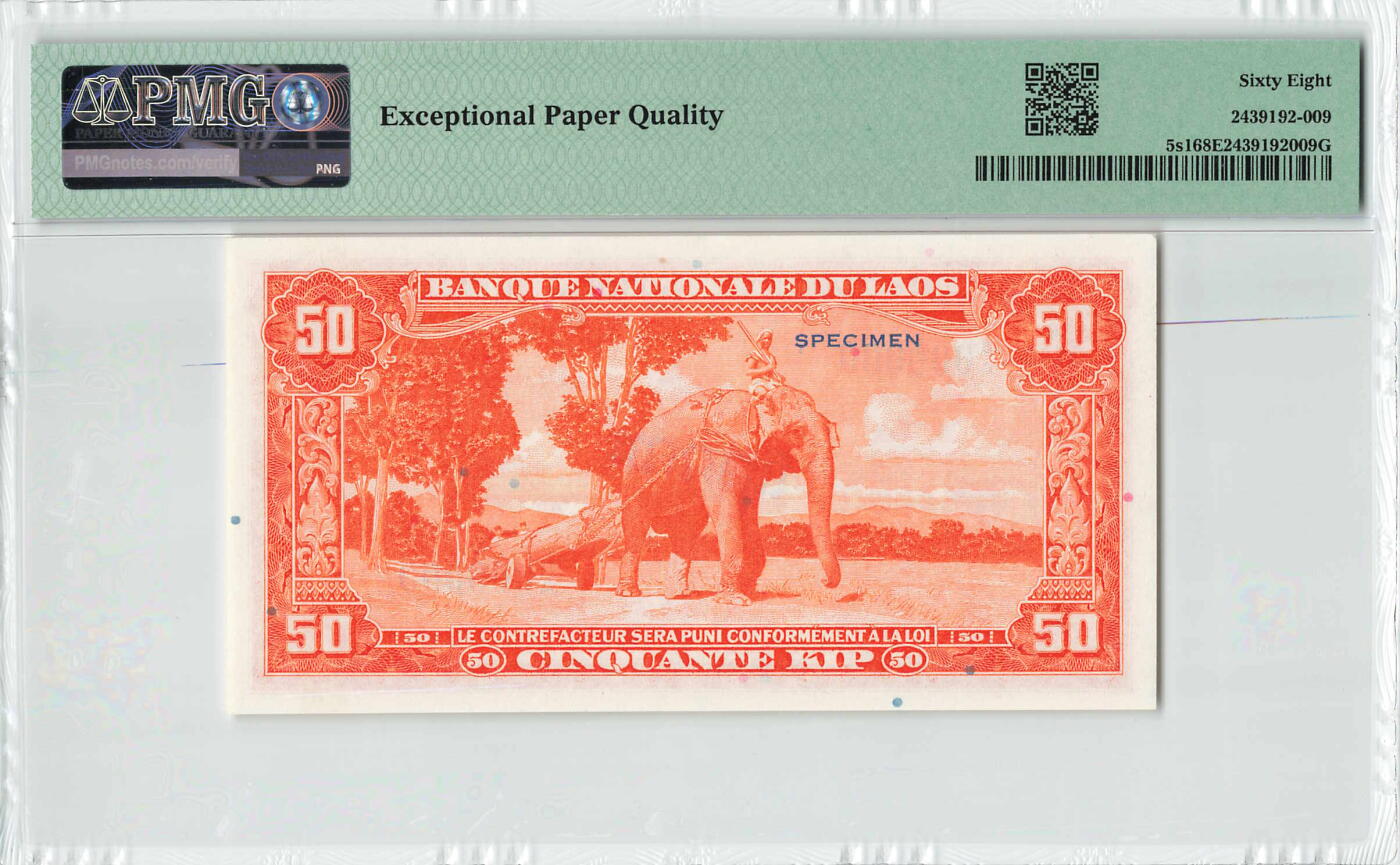 小福收藏拍卖第200期 【庆典场 中拍就有好礼相赠】评级币精选场 本期有捷克斯洛伐克20年100克朗慕夏作品大珍 69分倒置百位号布隆迪世界最大纸币  35年版加拿大经典 苏格兰格拉斯哥大学500年纪念钞倒置小号 卡塔尔80年100里亚尔冠军分 美国教育券 意大利拉斐尔 乌克兰 库克群岛 墨西哥 南斯拉夫 亚美尼亚等多国精美高分珍稀老钞精品纸币 老挝 1957年 50基普 中国代印 少见样钞 PMG68 EPQ 唯1冠军分！！！