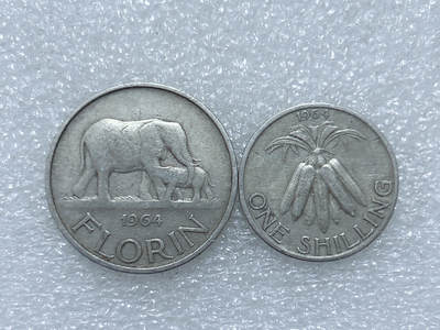 第一海外回流一元起拍收藏 散集专场  第291期 - 马拉维1964年硬币 2枚