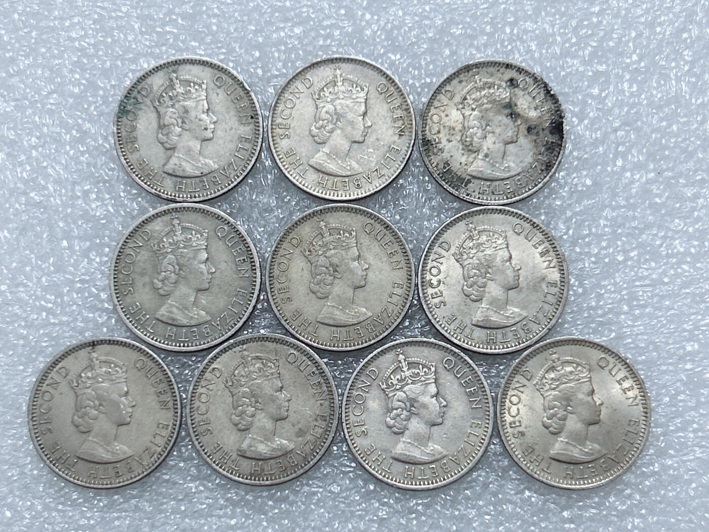 第一海外回流一元起拍收藏 散集专场  第291期 英属海峡马来亚10分硬币 10枚