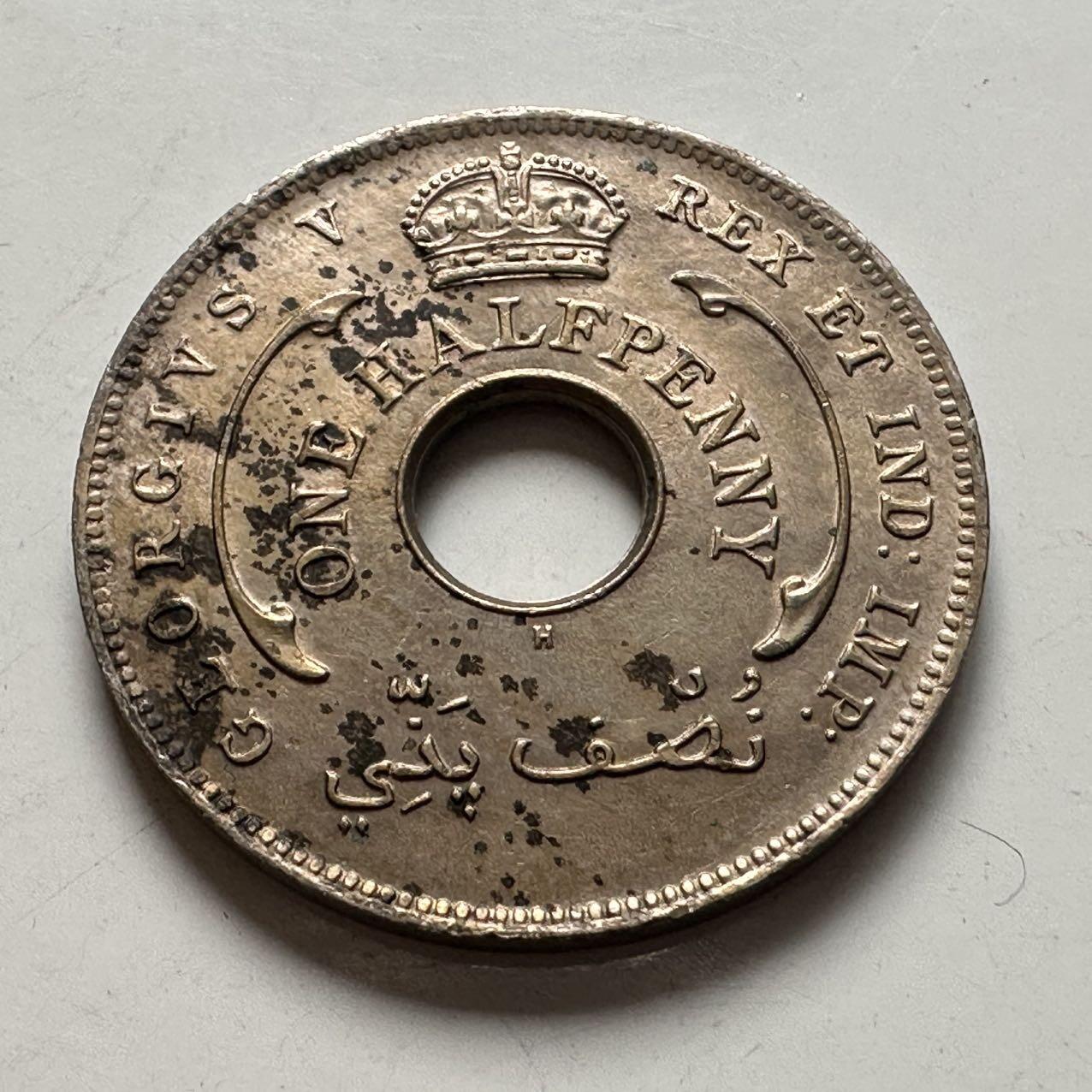 🌹外币初藏🌹🐯2026年第6场  每周二四六晚8️⃣点 接代拍 英属西非1912年半便士