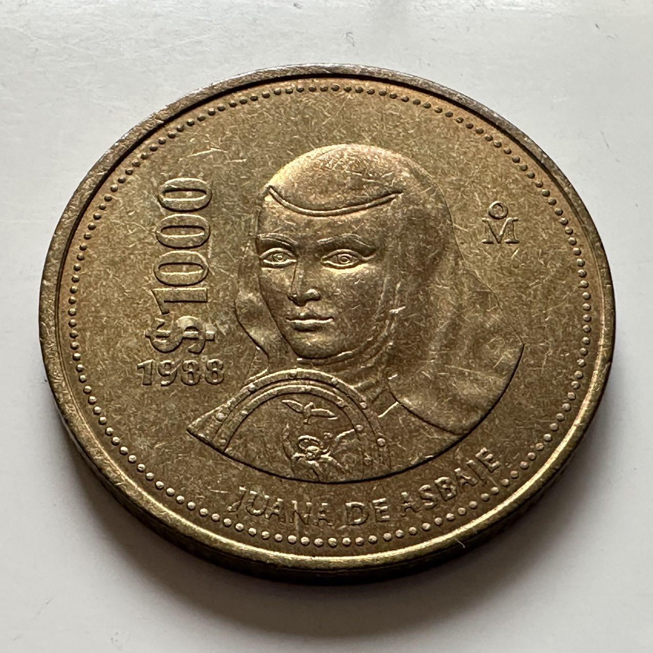 🌹外币初藏🌹🐯2026年第6场  每周二四六晚8️⃣点 接代拍 墨西哥1988年1000比索