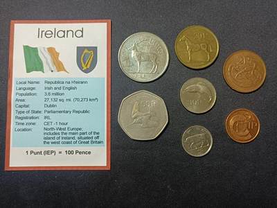 【游宝拍卖】乙巳蛇年第107期 周四集拍 - 爱尔兰🇮🇪套币