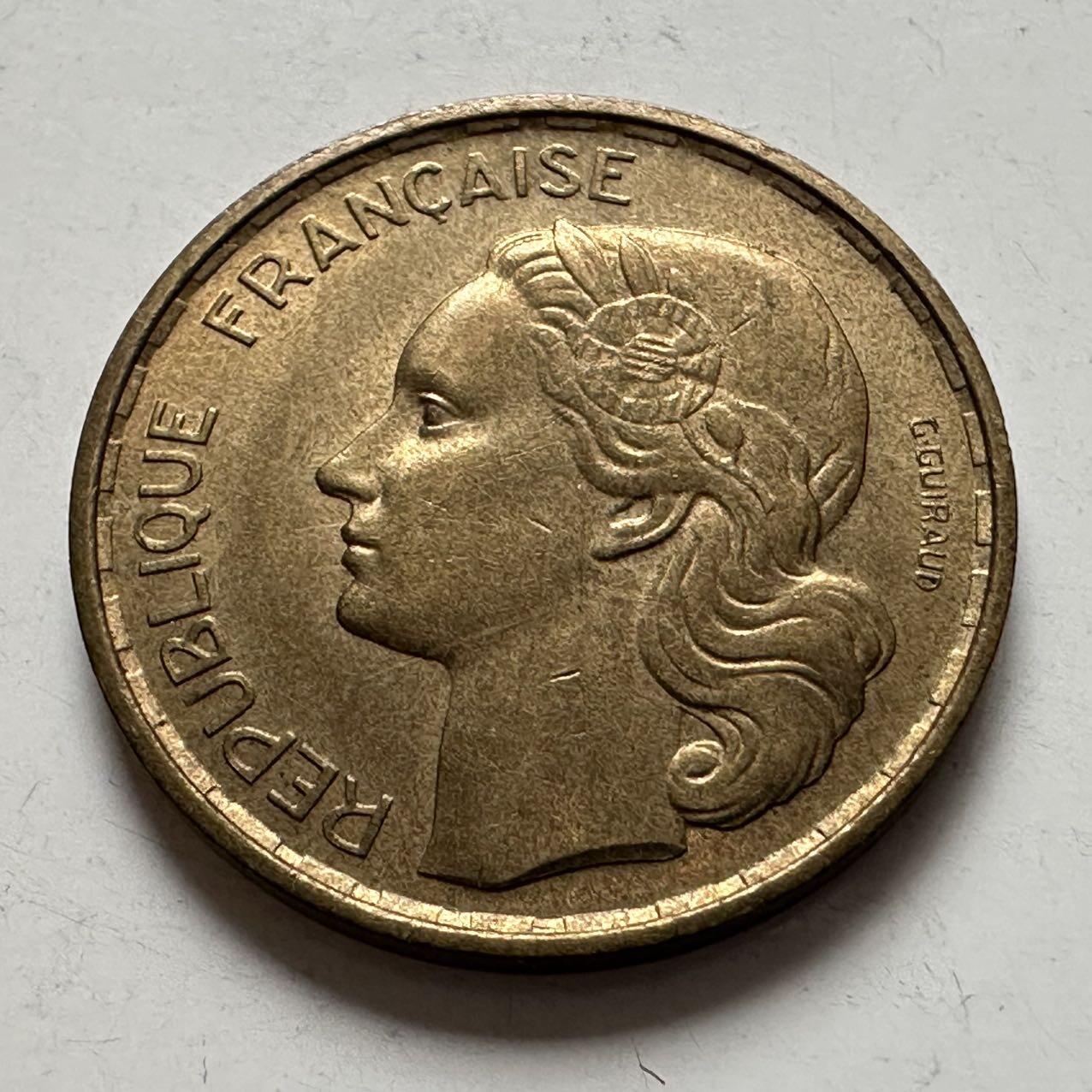 🌹外币初藏🌹🐯2026年第6场  每周二四六晚8️⃣点 接代拍 法国1953年B版20法郎