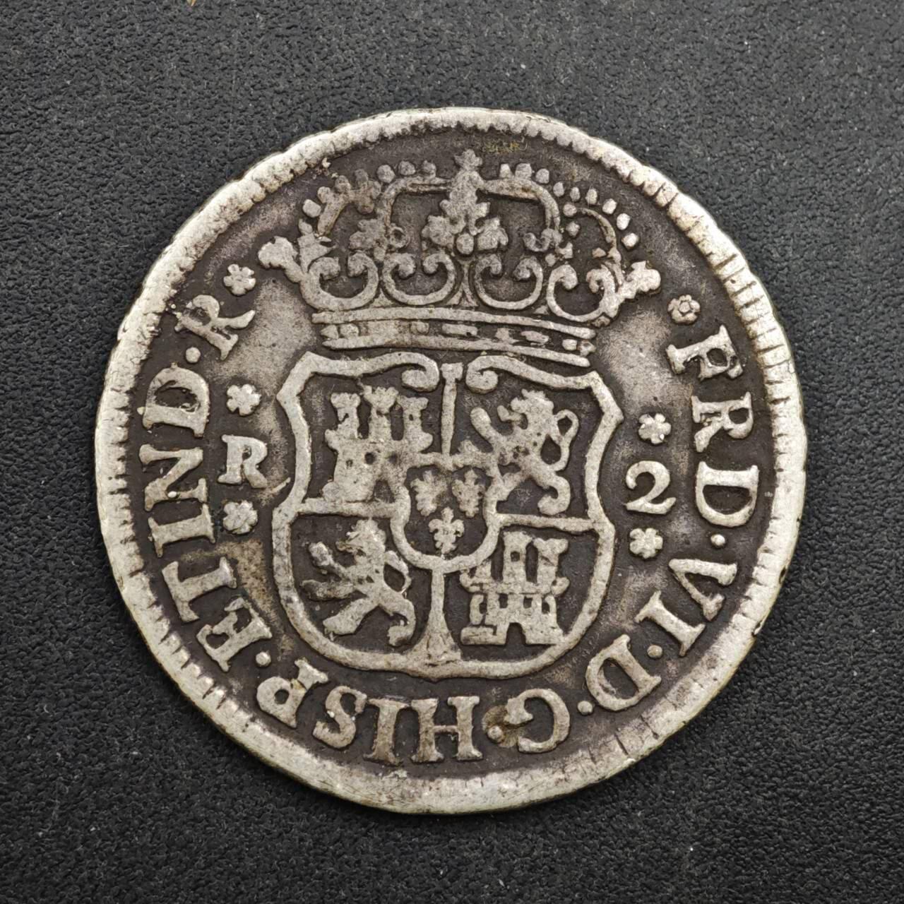 【淘币小摊】实时拍第八百四十七拍   银币套币场   满百包邮可预留二周 每周一统一发货   西属墨西哥1799年地球双柱2R银币