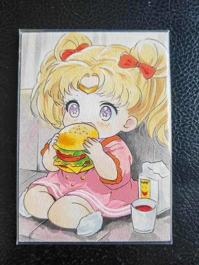 阳大大卡牌拍卖第93期（持续收拍品，周五晚上九点截拍，进群福利早知道） - 【手绘卡】知名画师 8妹  萌妹