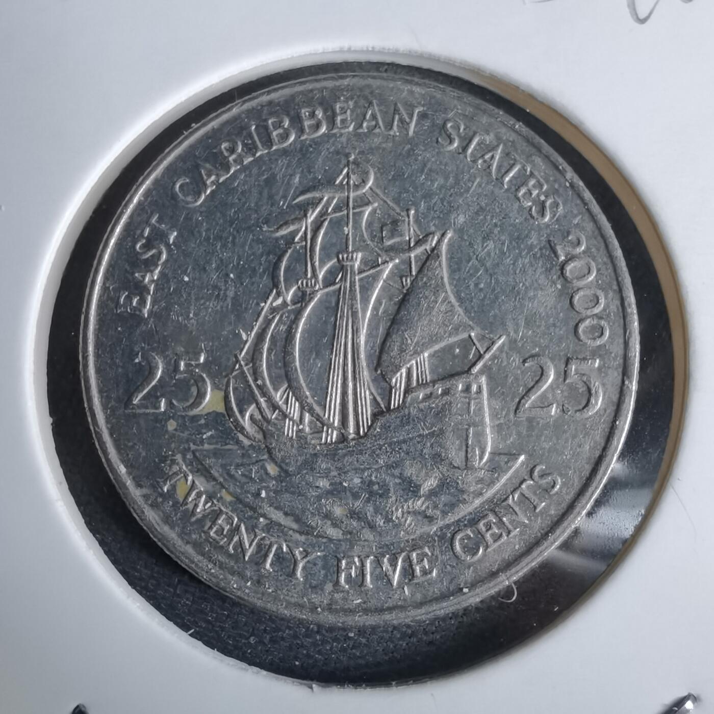 沼泽如烟--第959场 本期开始不支持出价小数点，感谢理解 东加勒比2000年25分