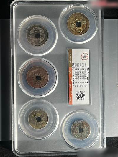 鸿运银币铜币艺术品专场13 - 清五帝钱公博到代真品