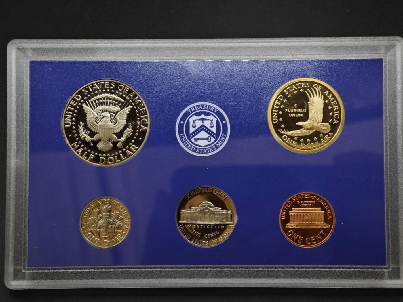 【淘币小摊】实时拍第八百四十七拍   银币套币场   满百包邮可预留二周 每周一统一发货   美国2003年精制套币