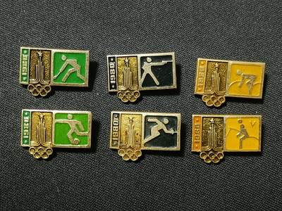 【游宝拍卖】乙巳蛇年第107期 周四集拍 - 苏联1980年奥运会 徽章