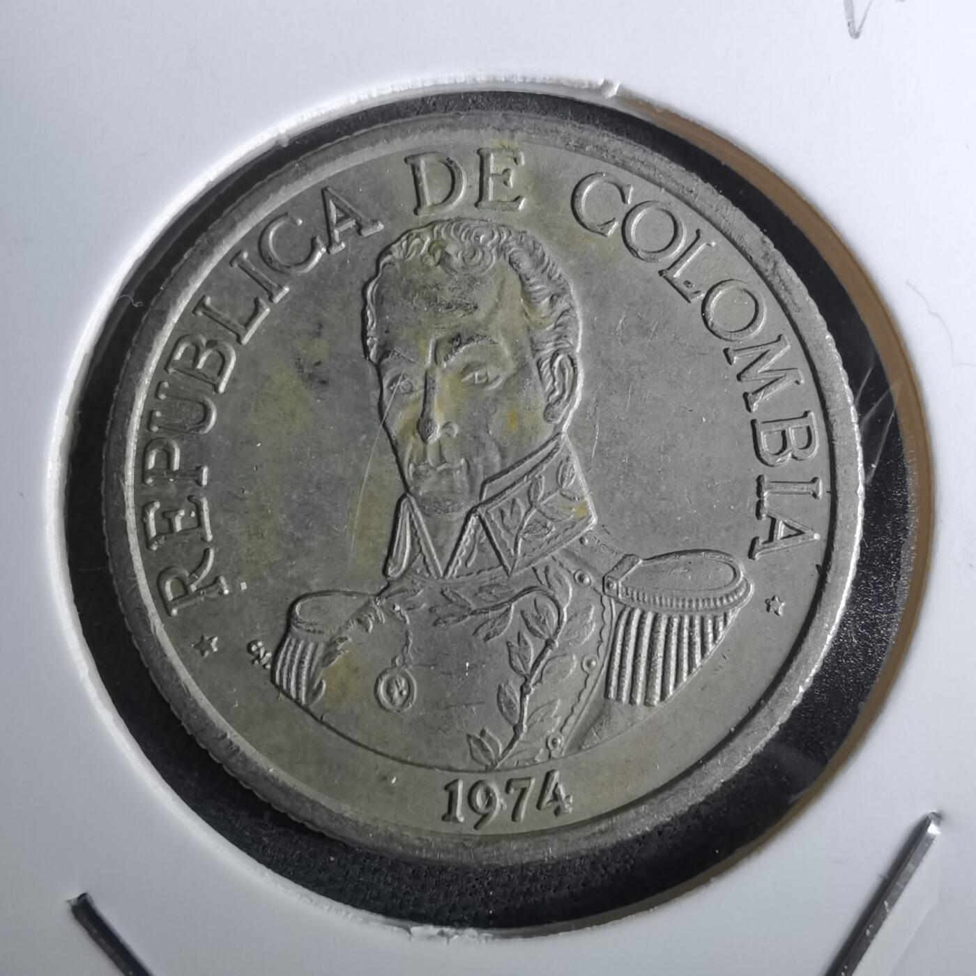 沼泽如烟--第959场 本期开始不支持出价小数点，感谢理解 哥伦比亚1974年1比索