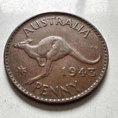 🌹外币初藏🌹🐯2026年第6场  每周二四六晚8️⃣点 接代拍 - 澳大利亚1943年一便士