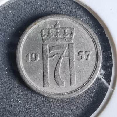 沼泽如烟--第960场 - 挪威1957年25欧尔