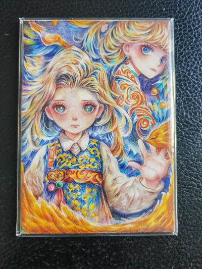 阳大大卡牌拍卖第93期（持续收拍品，周五晚上九点截拍，进群福利早知道） - 【手绘卡】知名画师 恒泽 火凤孪生