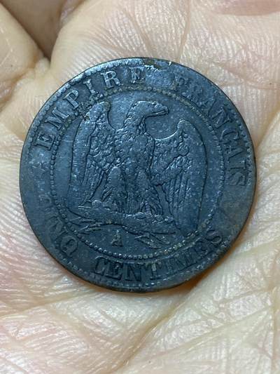 2026年第六场(总第一百七十五场）外国好品散币场(免佣金) - 法兰西第二帝国1864年5生丁(拿破仑三世第二版，A标巴黎造)