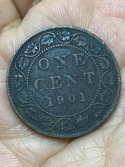 2026年第六场(总第一百七十五场）外国好品散币场(免佣金) - 加拿大🇨🇦1901年1分(维多利亚女王时期)