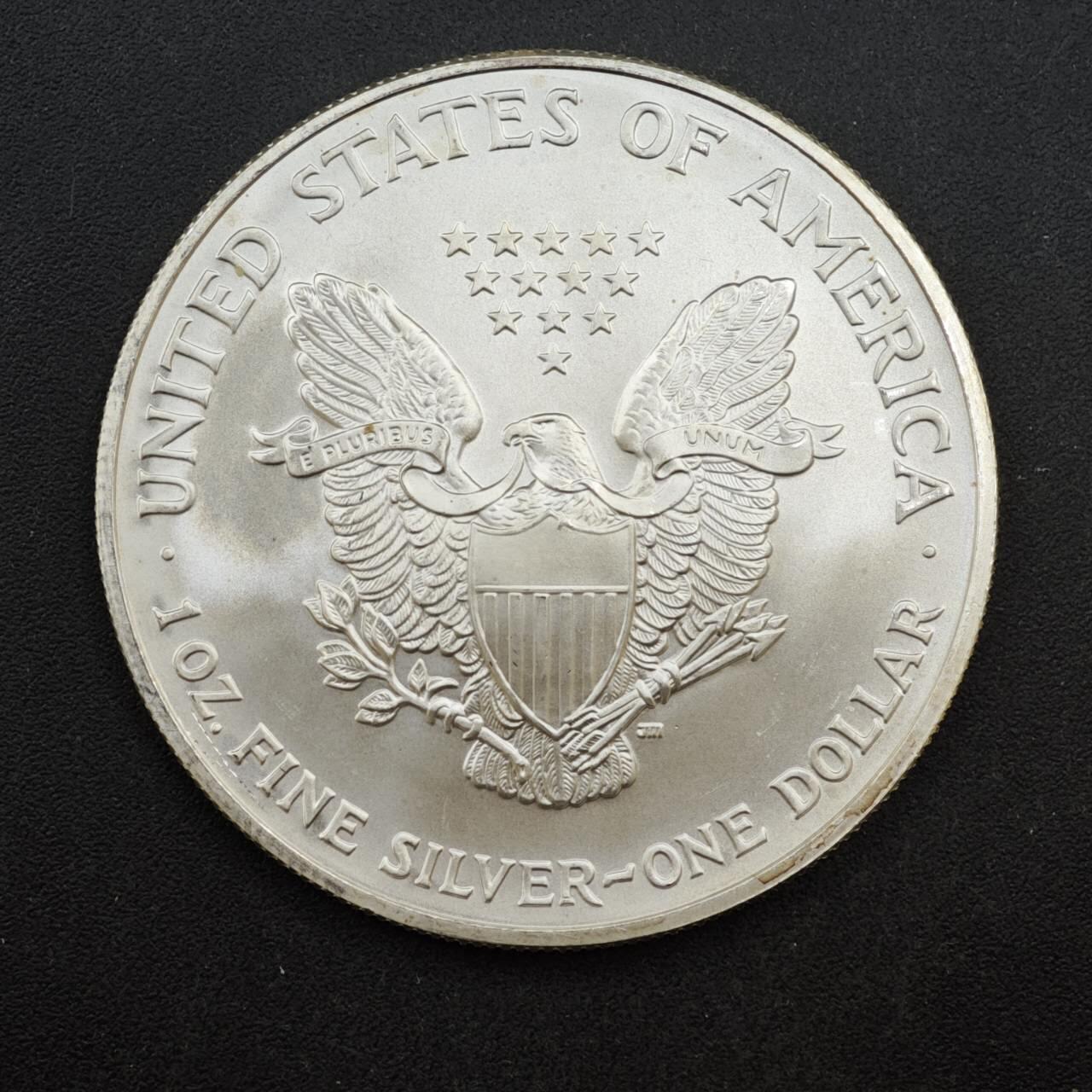 【淘币小摊】实时拍第八百四十七拍   银币套币场   满百包邮可预留二周 每周一统一发货   美国2005年行走一盎司银币参考银价596