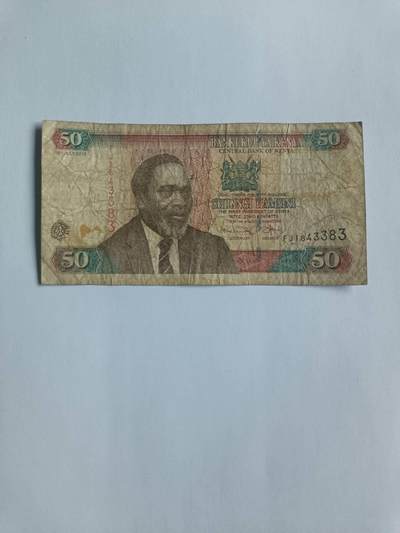 【20260116】非全新纸币和硬币第326场 - 肯尼亚2010年50先令