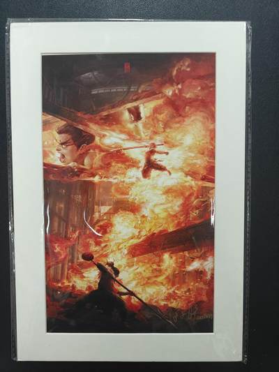 天玑星卡拍第159期《1.12周一截拍》持续收拍收评中 满赠卡需备注 - 【亲签复制画】徐子晖 楚歌 复制画