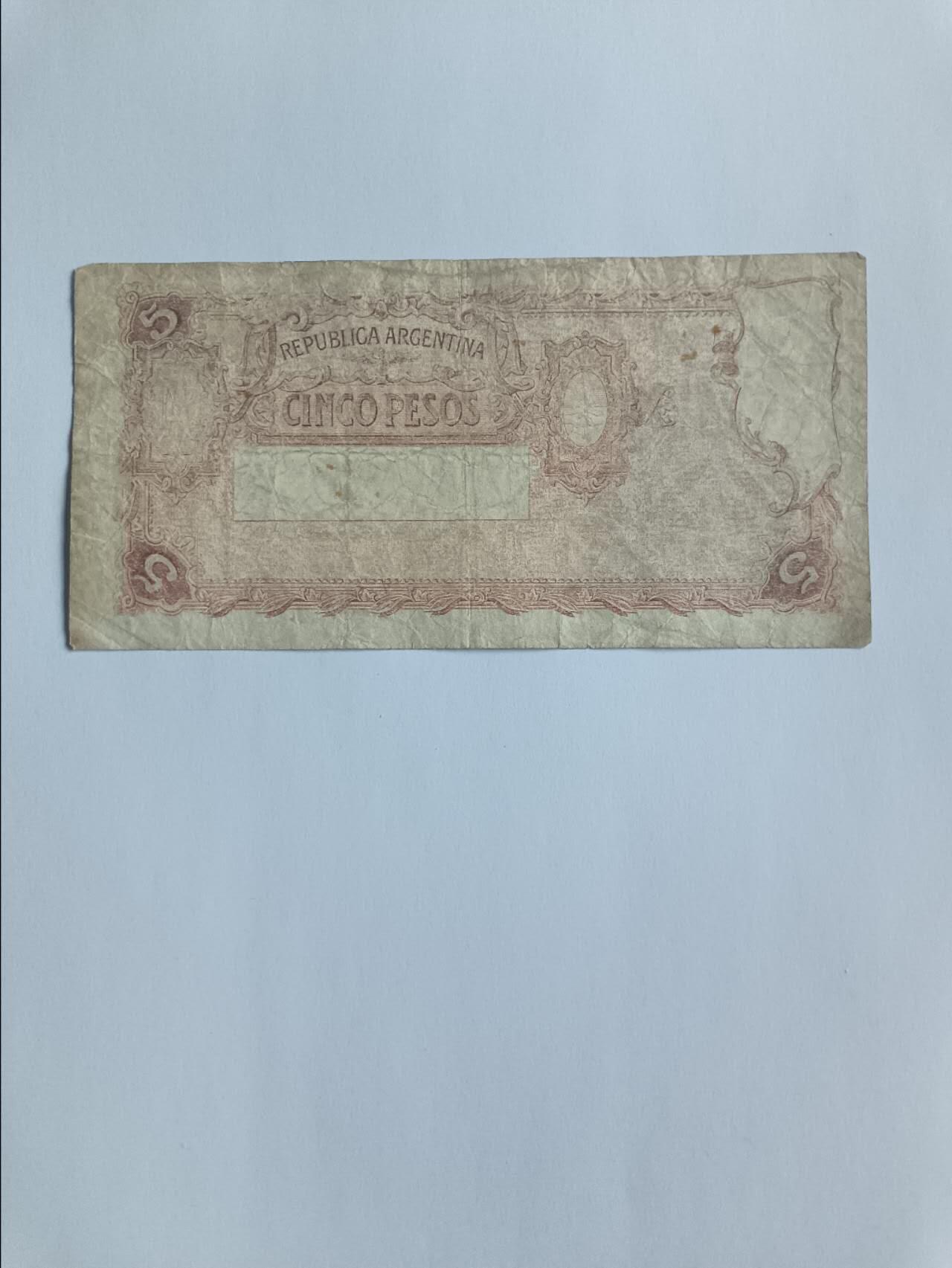 【20260116】非全新纸币和硬币第326场 阿根廷早期5比索，稀少