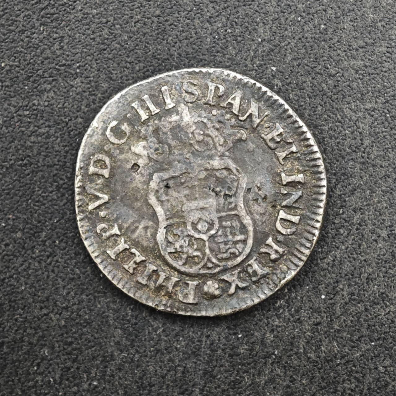 【淘币小摊】实时拍第八百四十七拍   银币套币场   满百包邮可预留二周 每周一统一发货   西属墨西哥1732年地球双柱1/2R银币