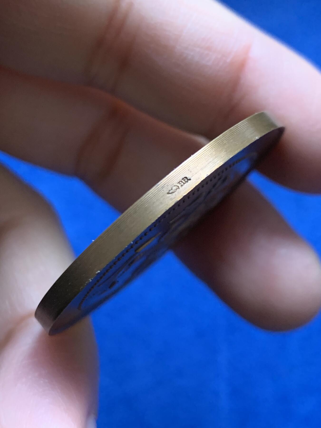 《竞宝斋》第458场 周日，周一，周二   3场连拍 （全场包邮）欢迎送拍 法国马赛商会铜章，34.16g，40.8mm，丰饶角边铭