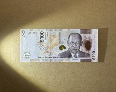 【Blue Auction】世界纸币精拍第775期——18级TOP拍卖/信誉/品质/专业/高效💫 - 【A冠无47】巴哈马 2021年100元 全新UNC