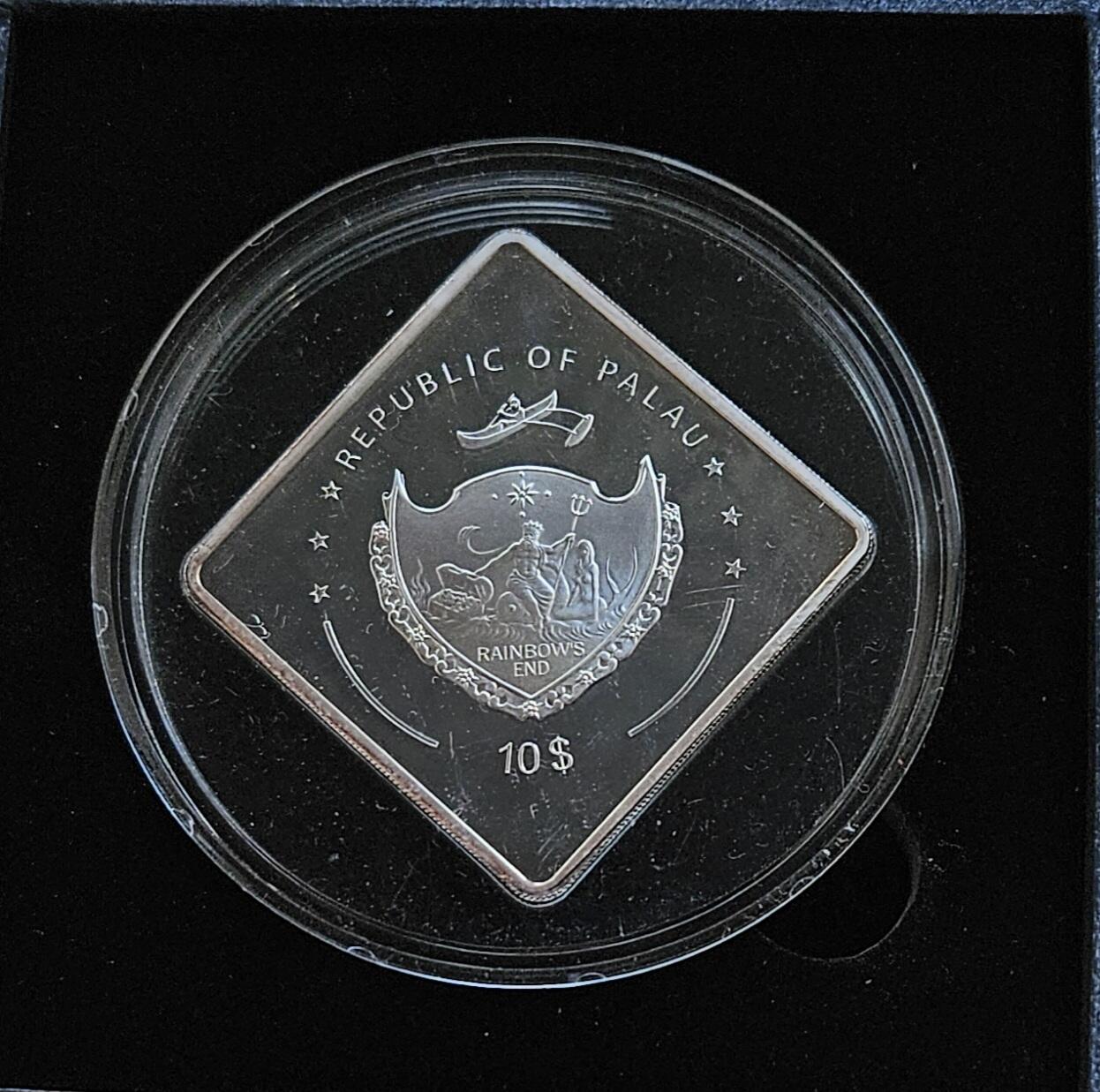 【币将精彩】世界钱币拍卖（2026-2-4） 帕劳2010年战舰黎塞留号2盎司银币带包装