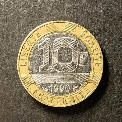 逸泉钱币2026A世界散币纸币纪念币专场A第一场 - 72 胜利天使法国10法郎硬币