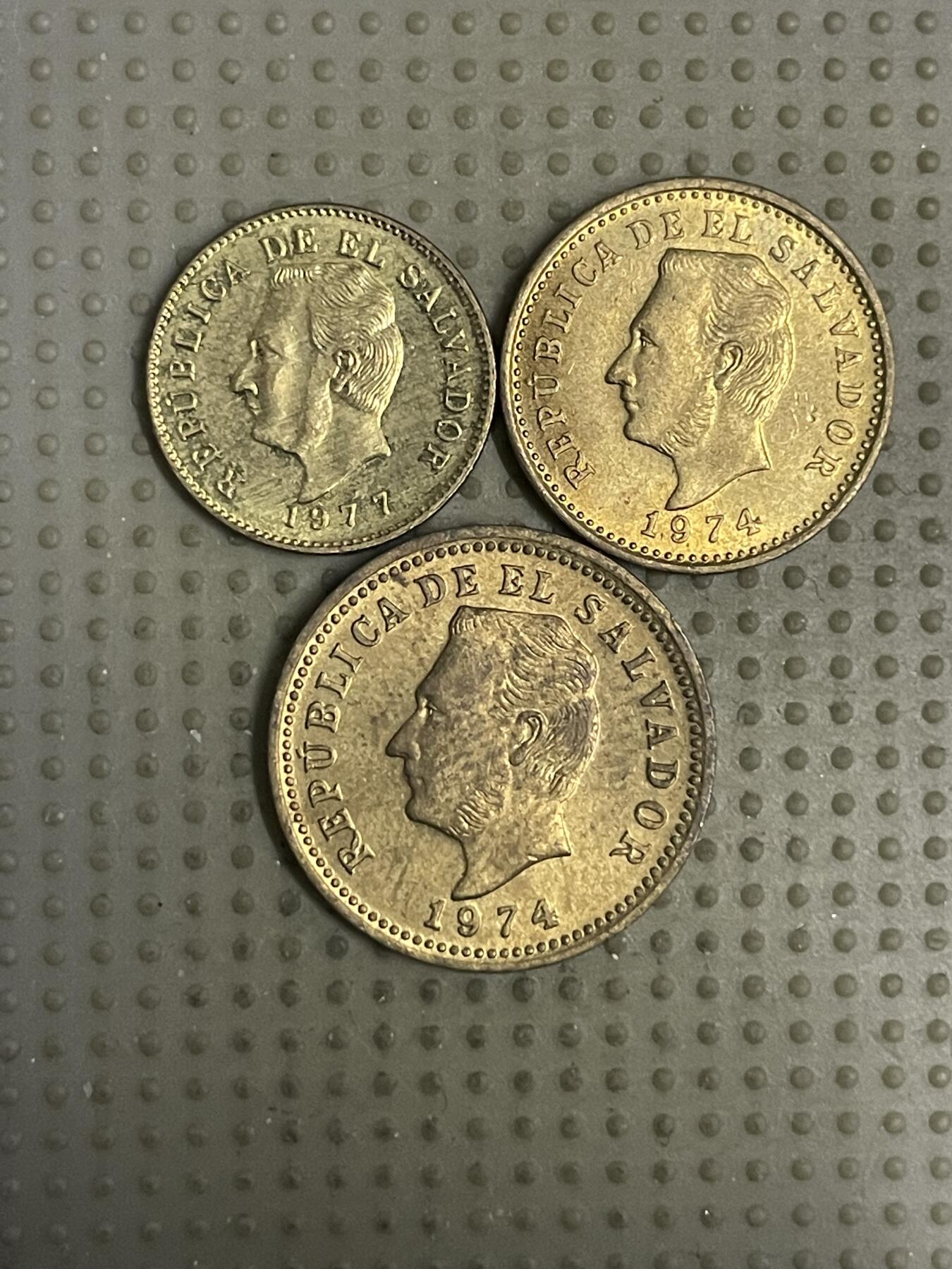 2026年第11场各国散币拍卖（总第161场）16.17两天外出，18号可以发货 萨尔瓦多3枚