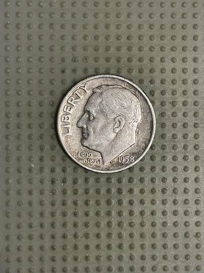 2026年第11场各国散币拍卖（总第161场）16.17两天外出，18号可以发货 - 美国1958年10美分银币