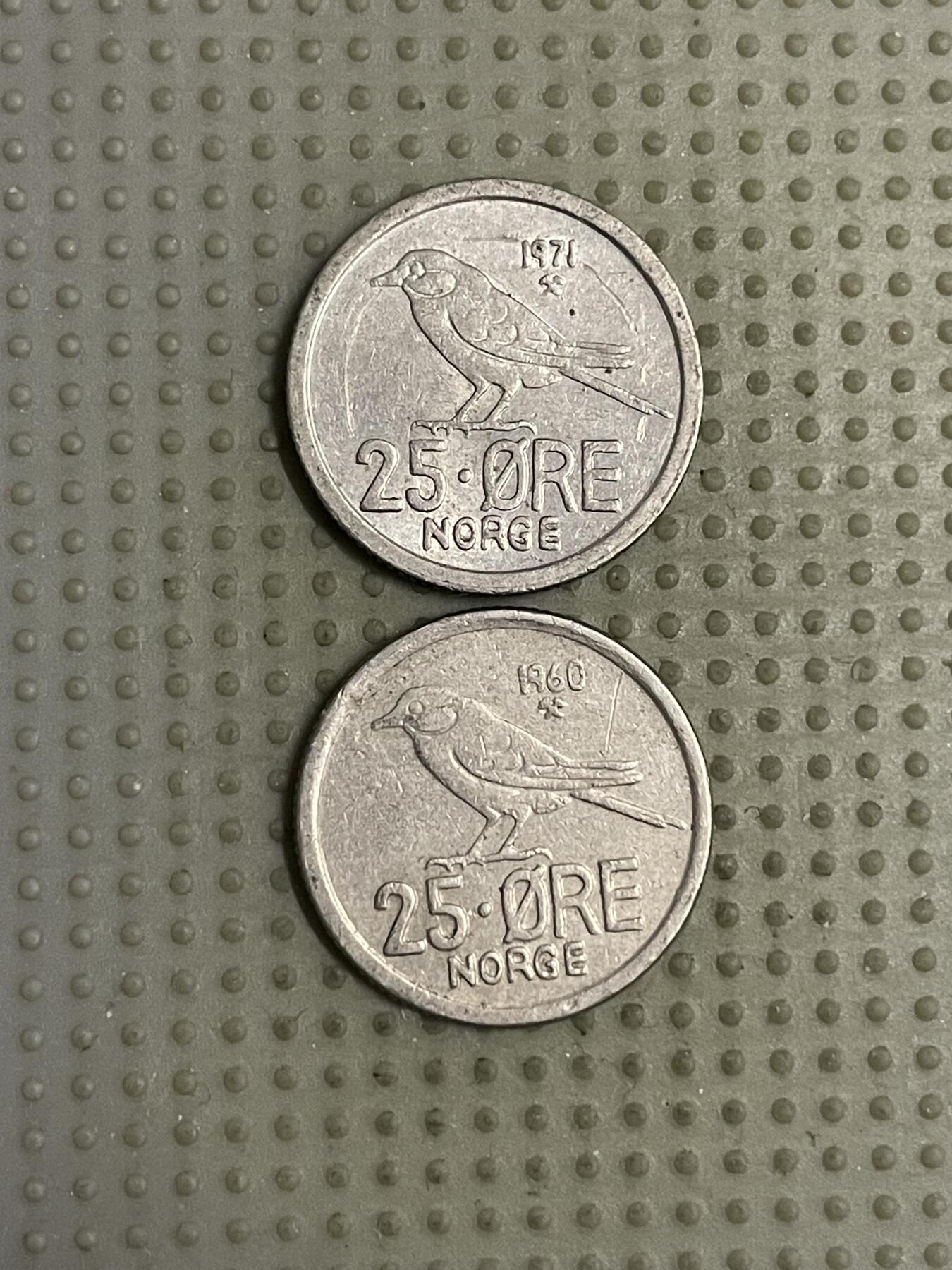 2026年第9场各国散币拍卖（总第159场） 挪威25欧尔2枚