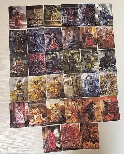 亡灵潮玩 马年第二场 2月3日 晚8点截拍 - 燎原三国龙骧虎跃裸卡黄子鉴三国粗闪33张套