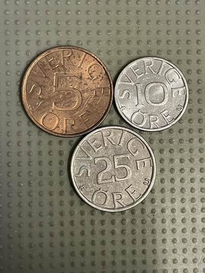 2026年第9场各国散币拍卖（总第159场） - 瑞典3枚