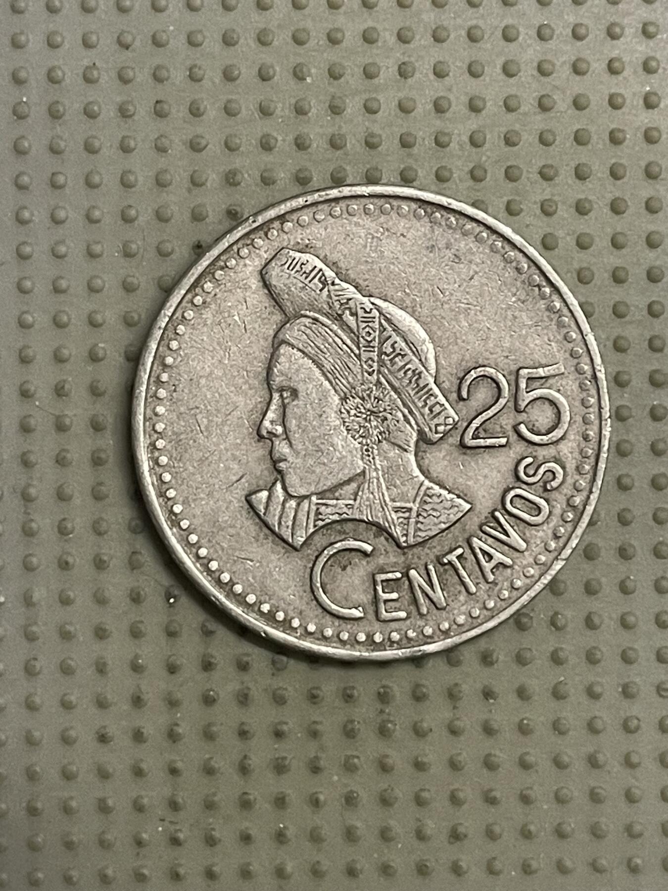 2026年第11场各国散币拍卖（总第161场）16.17两天外出，18号可以发货 危地马拉1988年25分